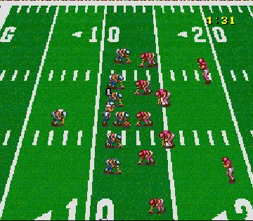 Football Fury (USA) screen shot game playing